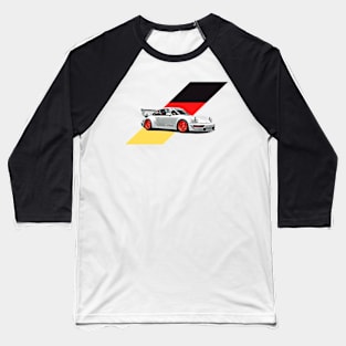 Rauh-Welt 911 Turbo German Print Baseball T-Shirt